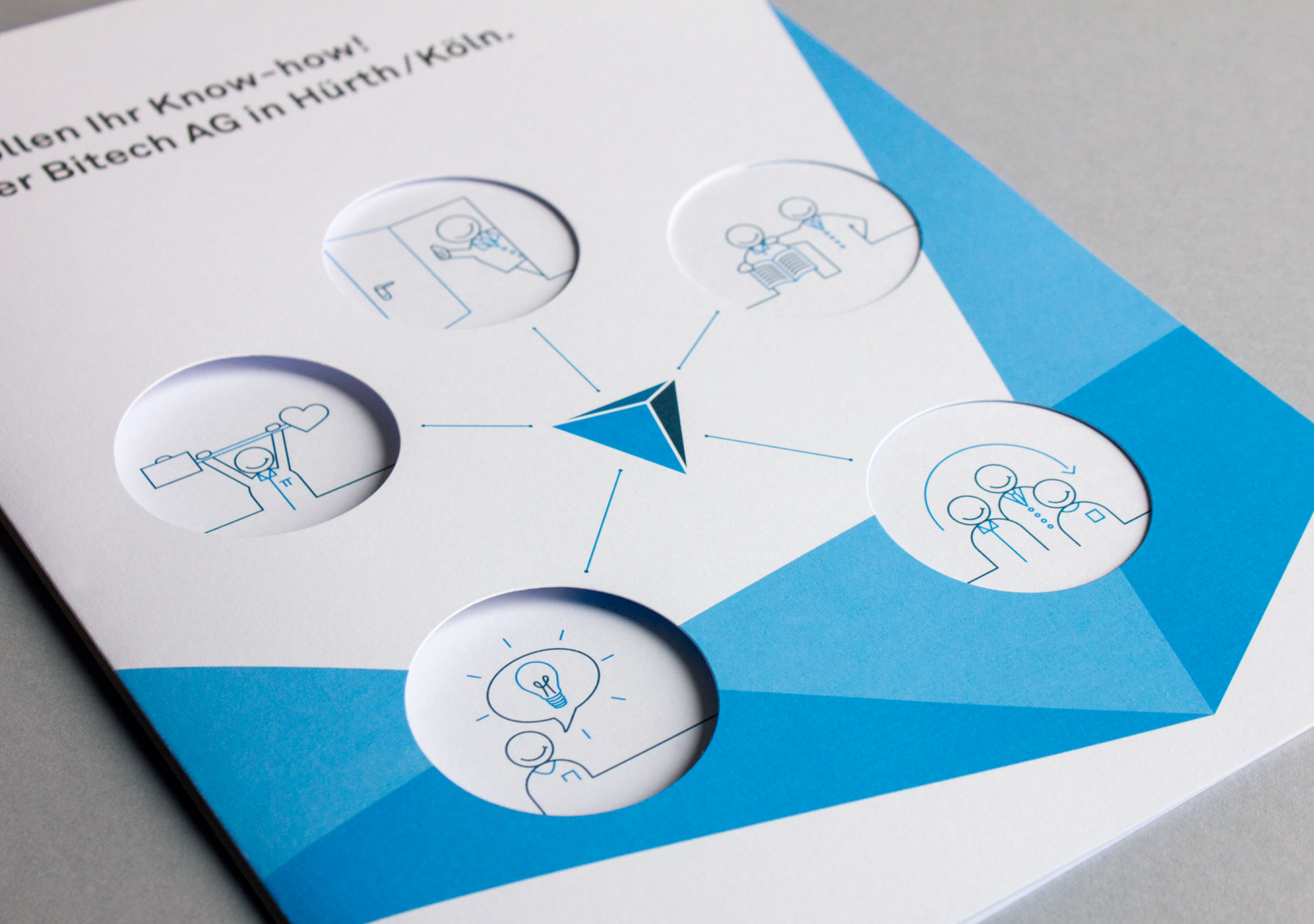 Bitech gedruckte Bewerber Mappe Bitech gedruckte Bewerber Mappe