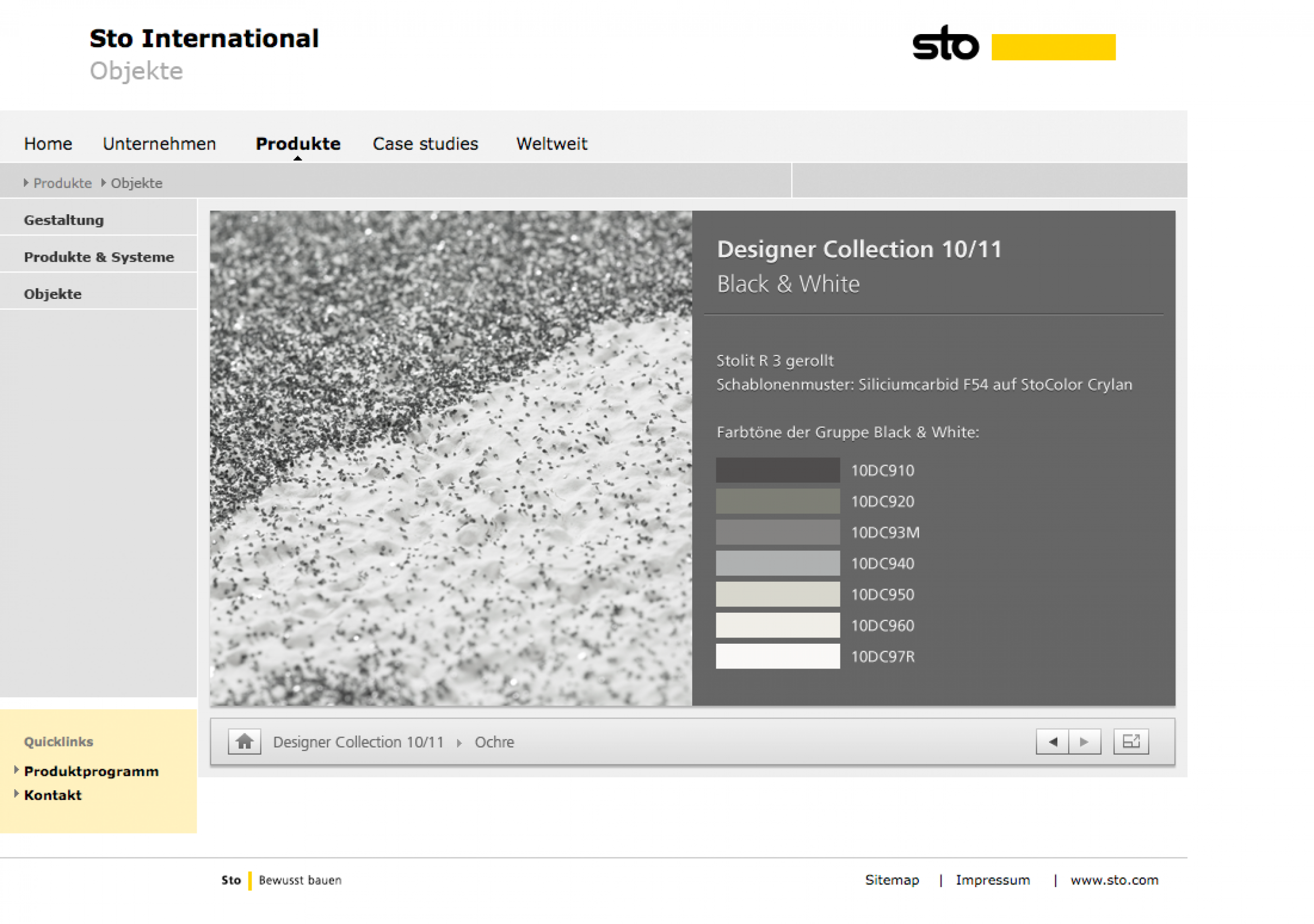 Sto Designer Collection Viewer
