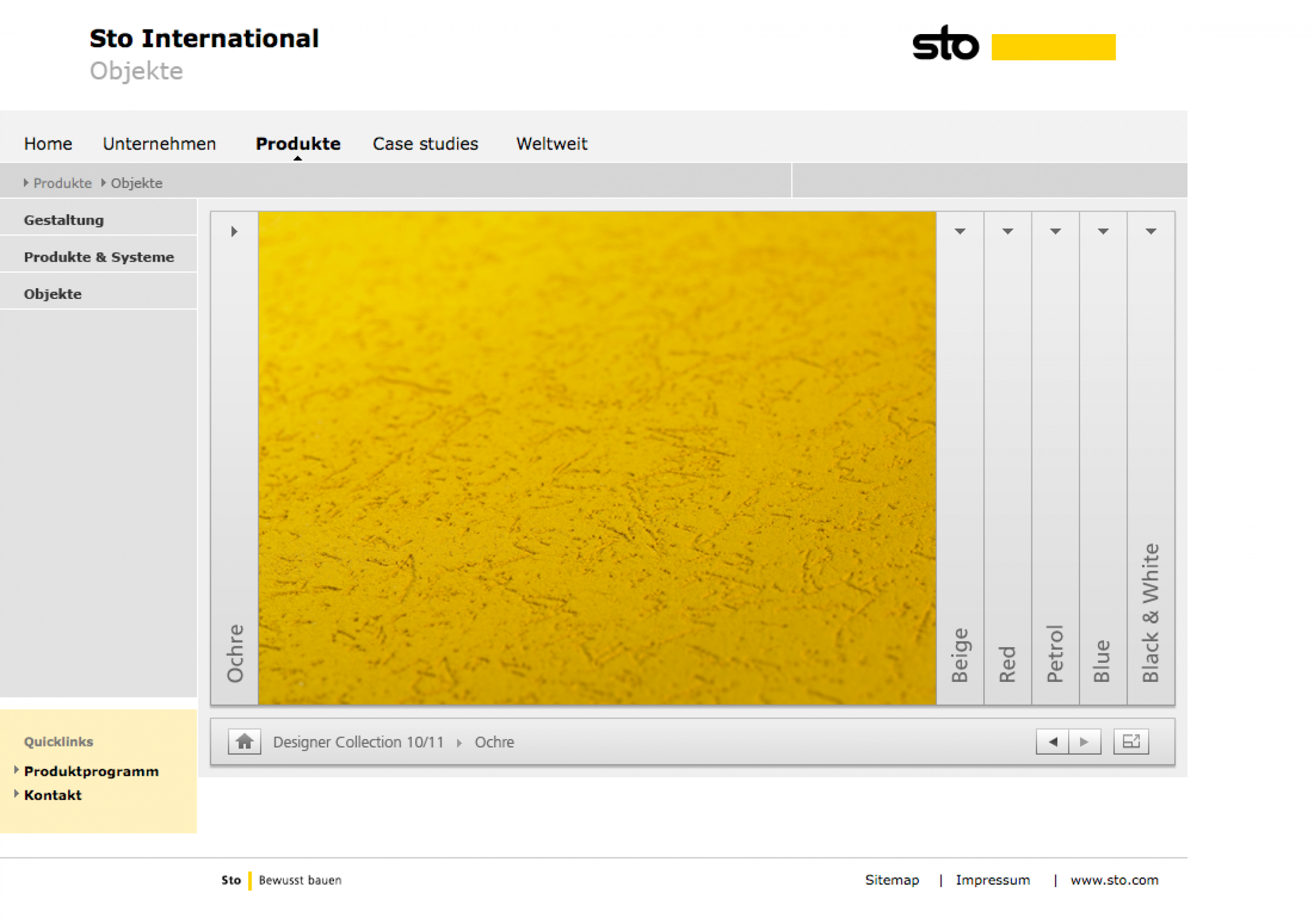Sto Designer Collection Viewer