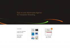 alte Flash Website von Tojio