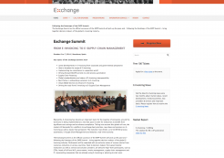 Exchange Summit Website