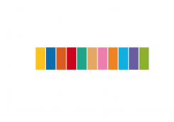 Farbpalette mit vielen bunten Varianten