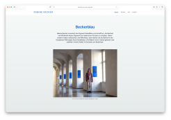 neue Website von Sabine Becker mit KI Tools erstellt