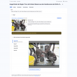 Screenshot Hoffnungszeichen Drupal Backend