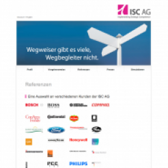 ISC AG Screenshot Website