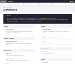 Drupal Claro Theme Config Screen Drupal Claro Theme Config Screen