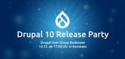 Drupal 10 Release Party Keyvisual