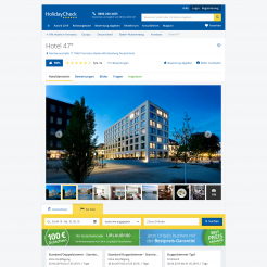 Screenshot: Anzeige von Hotelansichten bei HolidayCheck Screenshot: Anzeige von Hotelansichten bei HolidayCheck