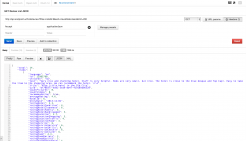 Screenshot: Datenansicht des Partner Widget