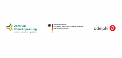 3 Logos: ZKA, BMUV, adelphi