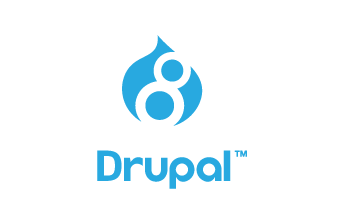 Drupal 8 Logo im Flat Design