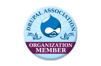 NOBORDER NOSHADOW Drupal Association Organization Membership Badge