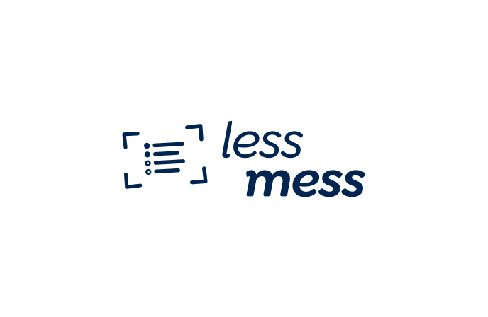 Bild- und Wortmarke LessMess Desk